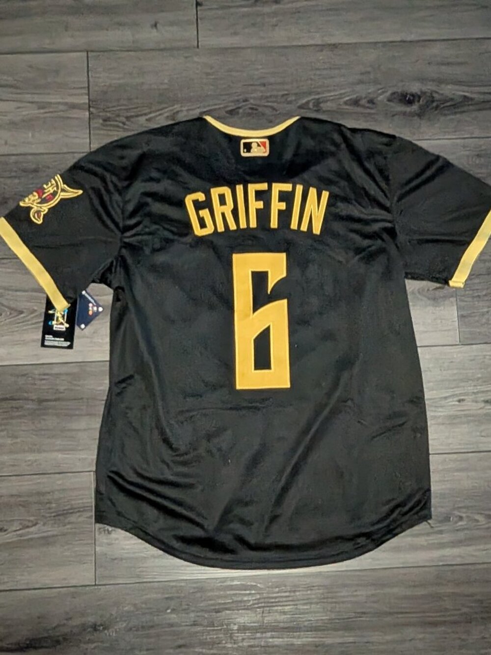 Konnor Griffin #6 Pittsburgh Pirates 2026 City Connect Baseball Jersey - Picture 3 of 9